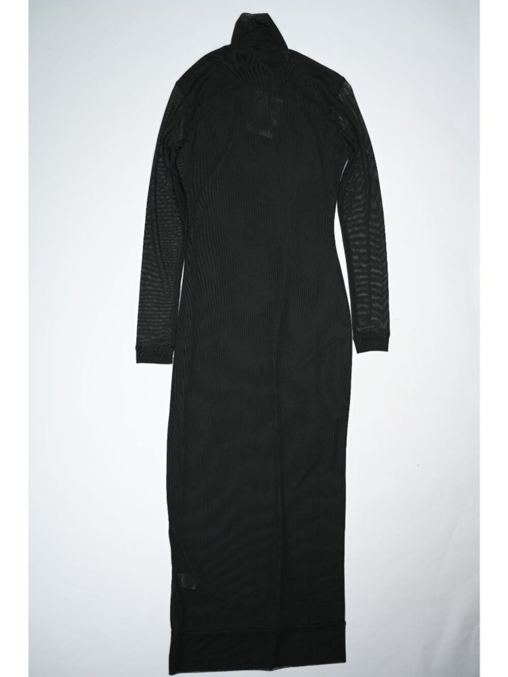 JW Pei Sophia Eye Print Mesh Dress in Black White - Picture 3 of 3